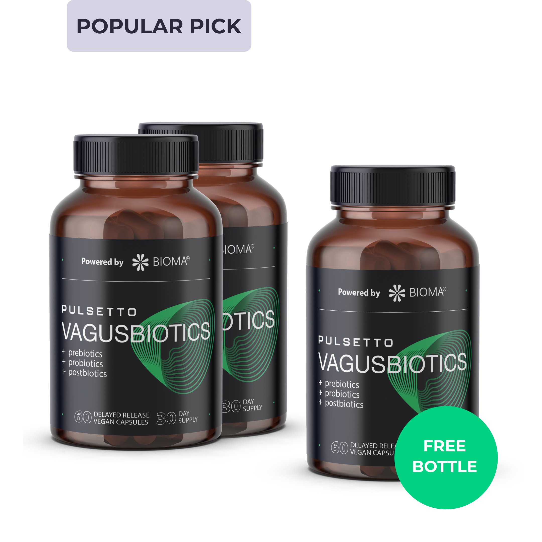 VagusBiotics 3 month supply (aftersell)
