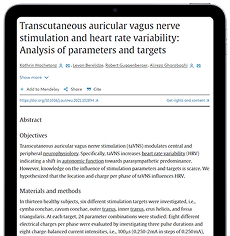 <p>Science has shown that VNS has a positive effect on heart rate variability (HRV), a factor in psychological well-being and quality of life. (Machetanz et al., 2021)</p>